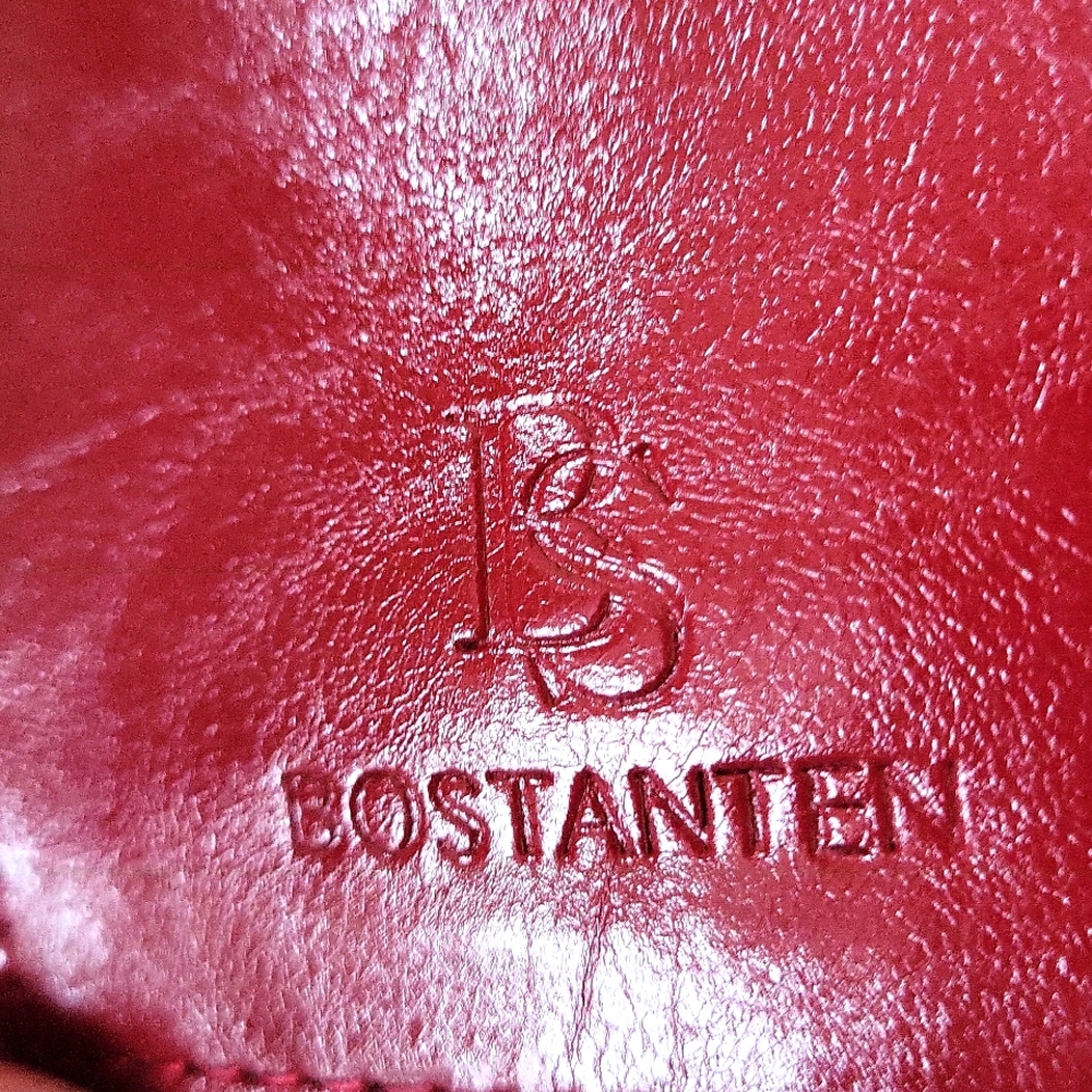 Bostanten elegant Red Leather Wallet - Picture 6 of 8
